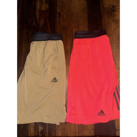adidas Other - Adidas Axis 22 Shorts Lot 2 Men’s M Sand Pink 9" Gym Training Athletic